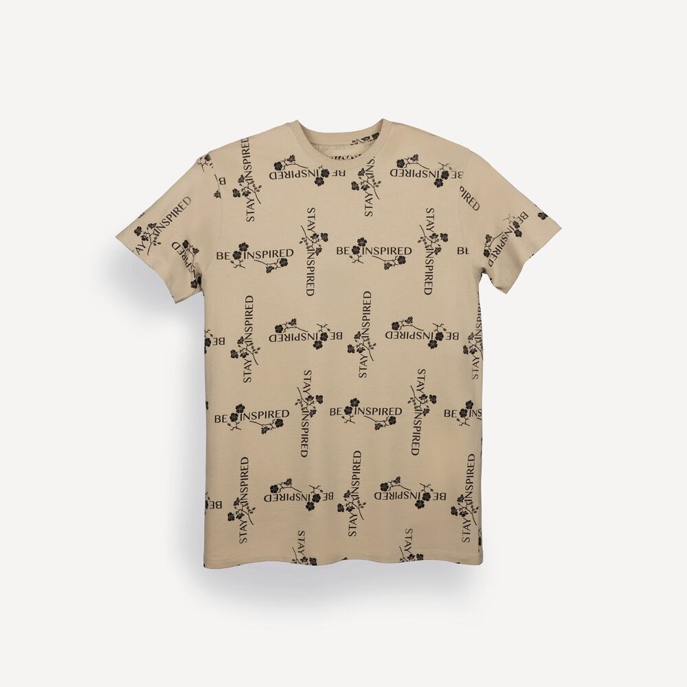 Knickerbocker Vintage Design Fields Of Rye Be Inspired T-Shirt Men's Size XL